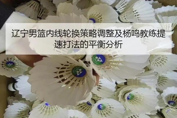 辽宁男篮内线轮换策略调整及杨鸣教练提速打法的平衡分析